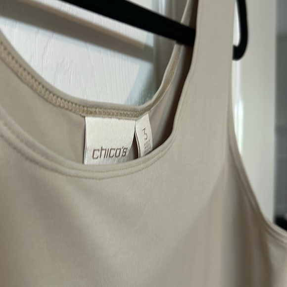 Chico’s tan microfiber tank (XL/3) - Picture 2 of 3
